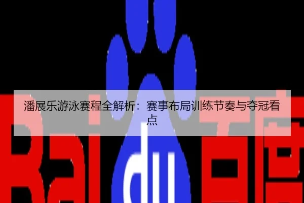 潘展乐游泳赛程全解析：赛事布局训练节奏与夺冠看点